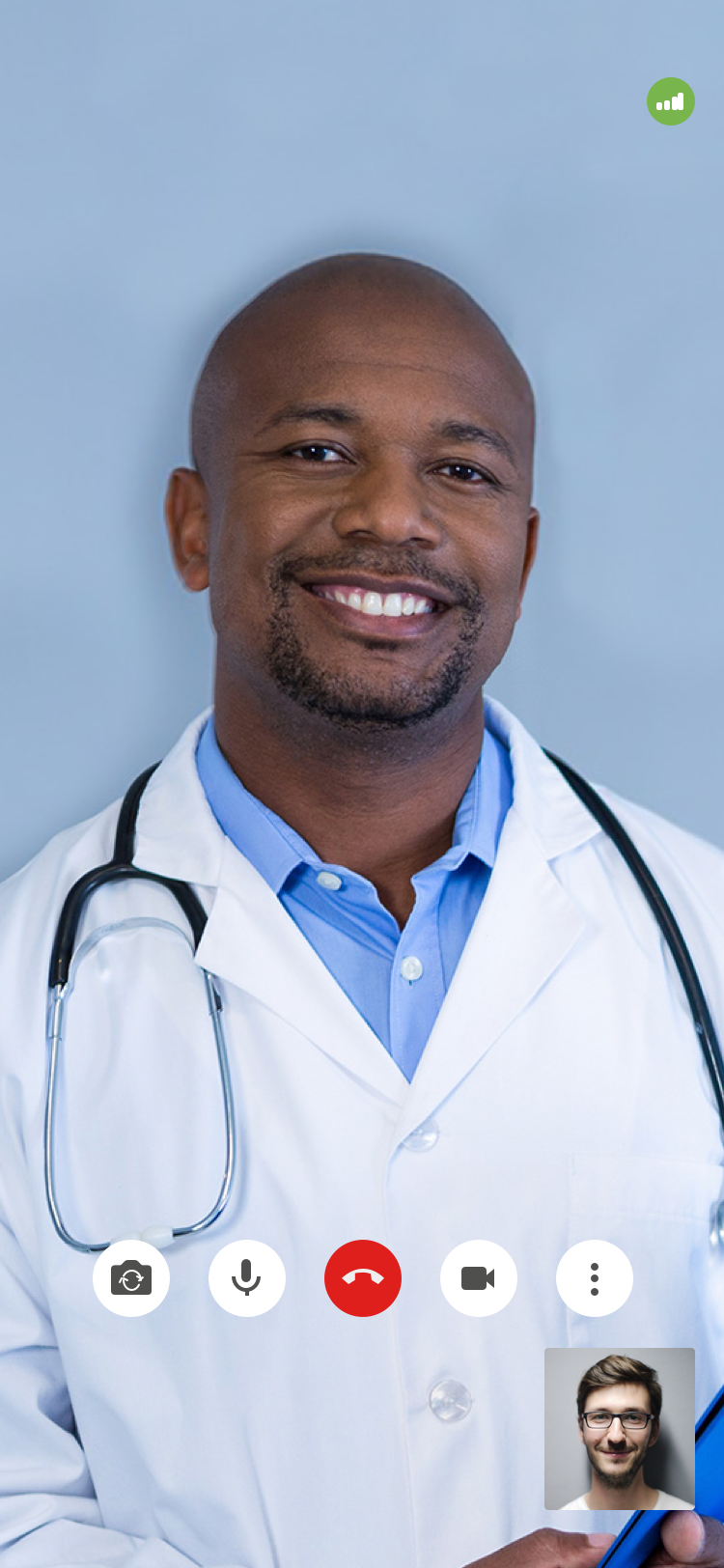 Doctor video visit