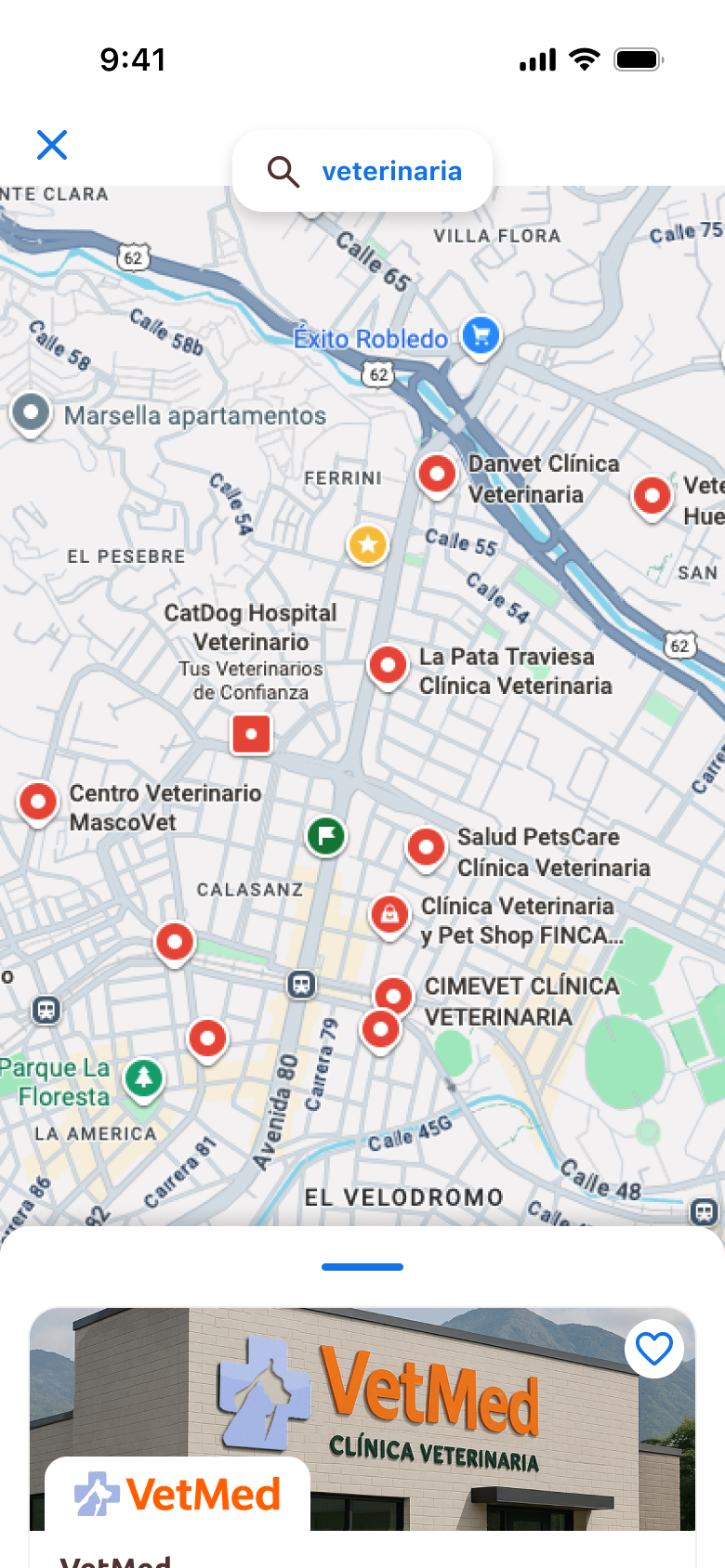 PetLoveFam clinic discovery