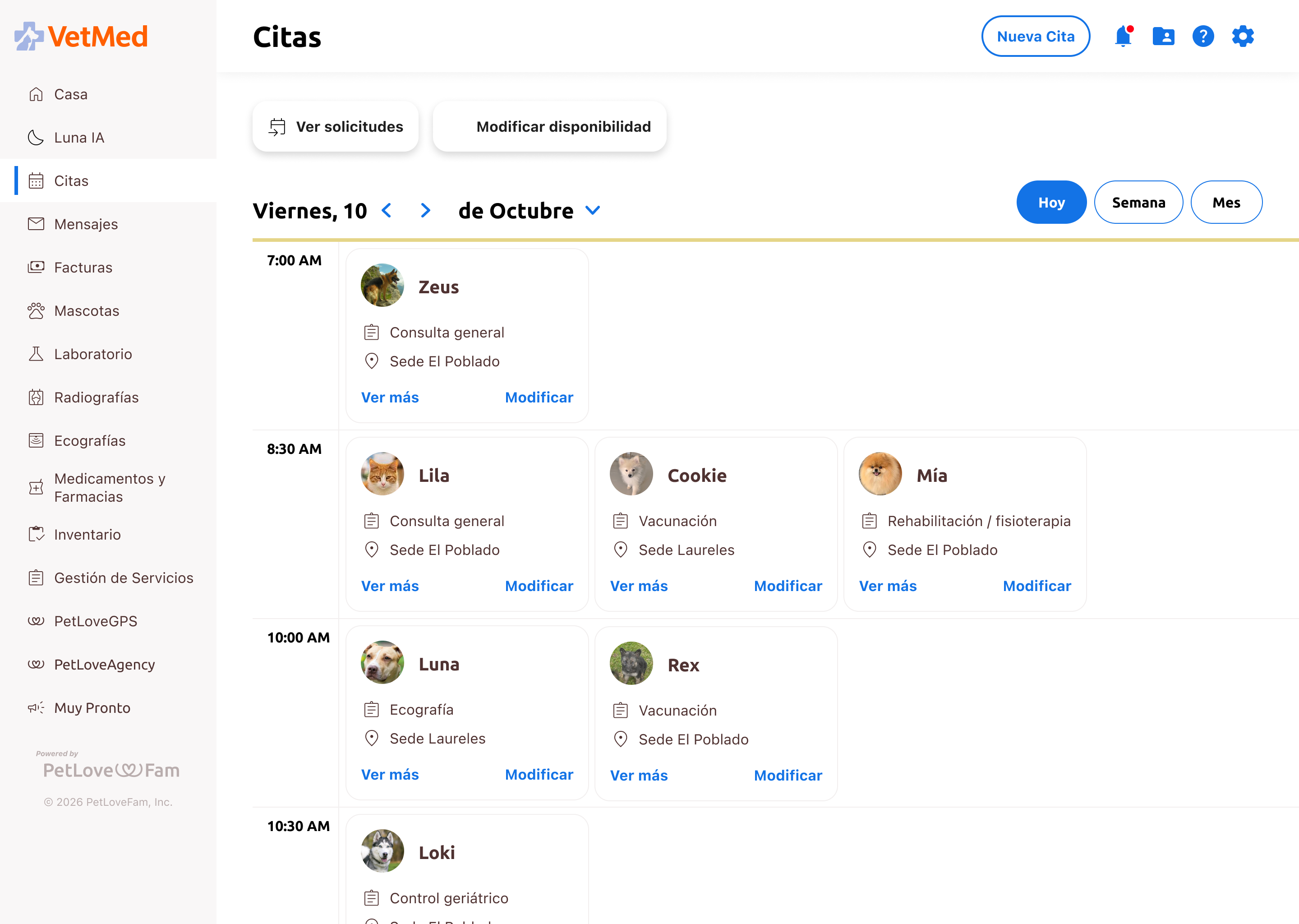 PetLoveHub appointment management