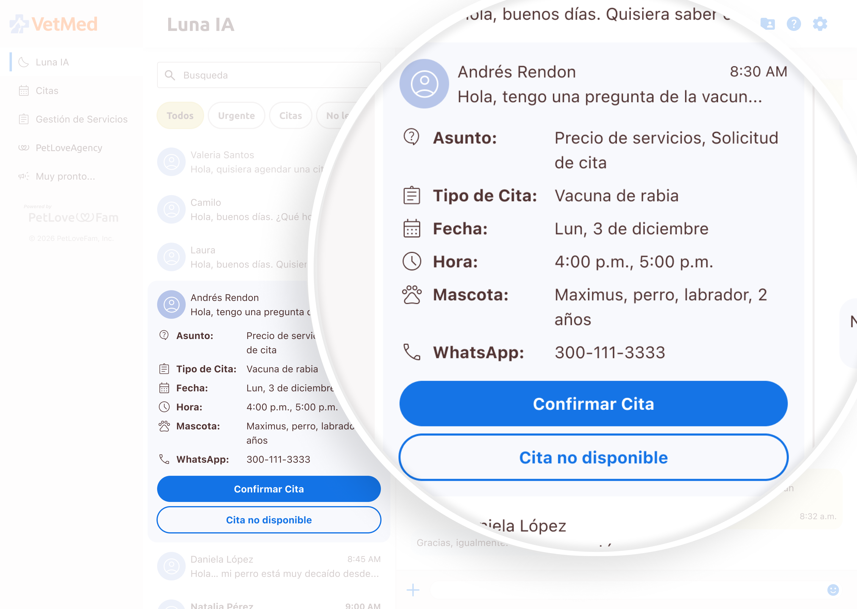 Configuración del conocimiento de la clínica